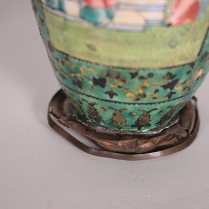 Paire de Vases Cuivre Émail - Chine XIX Siècle