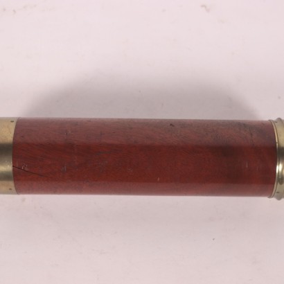 Nautic Telescope Brass and Mahogany London 19th Century