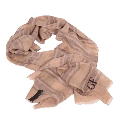 Gianfranco Ferrè Flax Scarf Milan Itay