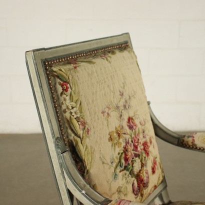 Napoleon III Armchair Beech Cloth France 19th Century