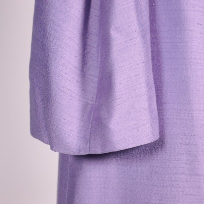 Vintage Lilac Overcoat Italy 1950s-1960s