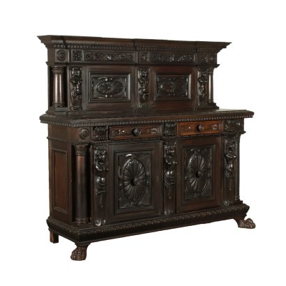 antiquariato, credenza, antiquariato credenza, credenza antica, credenza antica italiana, credenza di antiquariato, credenza neoclassica, credenza del 800,Credenza in Stile Neorinascimento