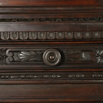 antiquariato, credenza, antiquariato credenza, credenza antica, credenza antica italiana, credenza di antiquariato, credenza neoclassica, credenza del 800,Credenza a Due Corpi in Stile Neorinas