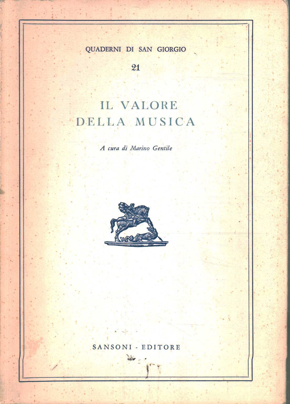 El valor de la música, Marino Gentile