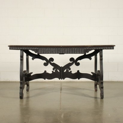 Neo Renaissance Fratino Table Poplar Italy 19th Century