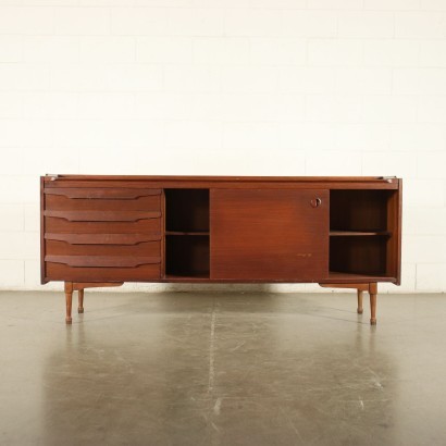 Sideboard Teak Veneer Italy 1960s