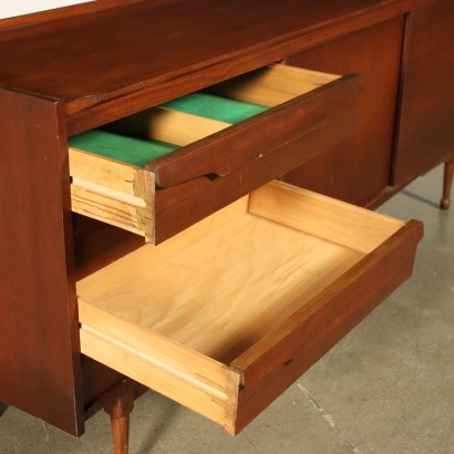 Sideboard Teak Veneer Italy 1960s