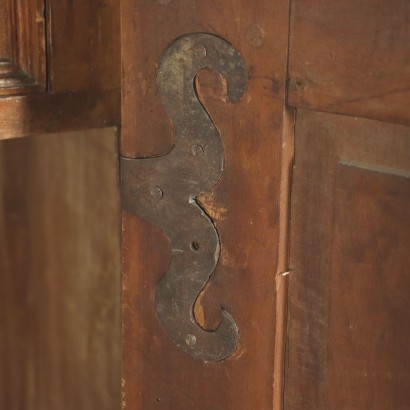 Piacentine Baroque Cupboard Walnut Poplar Italy 18th Century