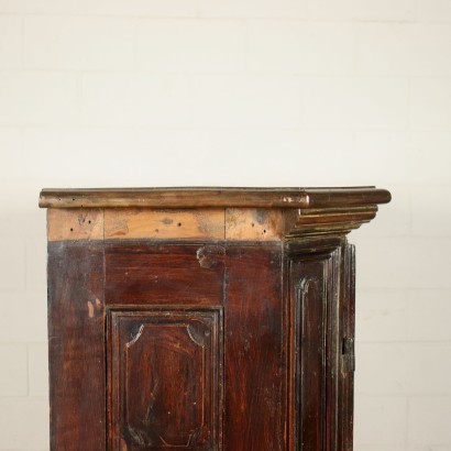 Piacentine Baroque Cupboard Walnut Poplar Italy 18th Century