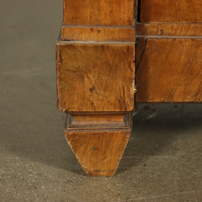 Restoration Secretaire Walnut Italy 19th Century