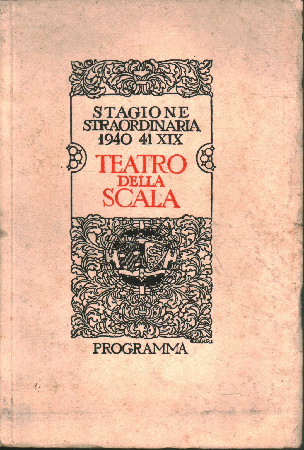 Théâtre de la Scala. Programme officiel de la saison, AA.VV.