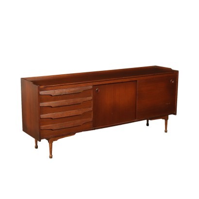 Sideboard Teak Veneer Italy 1960s