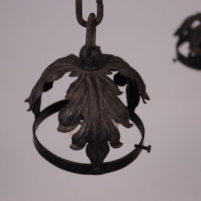 Neo Renaissance Revival Chandelier Iron Italy 20th Century