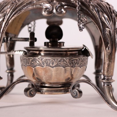 antigüedades, objetos, objetos de antigüedades, objetos antiguos, objetos italianos antiguos, objetos de antigüedades, objetos neoclásicos, objetos del siglo XIX, Samovar en plata