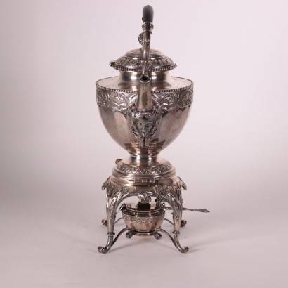 Samovar Argent Répoussé - Empire Austro-Hongrois XIX Siècle