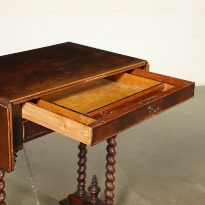 Louis Philippe Working Table Walnut France 19th Century