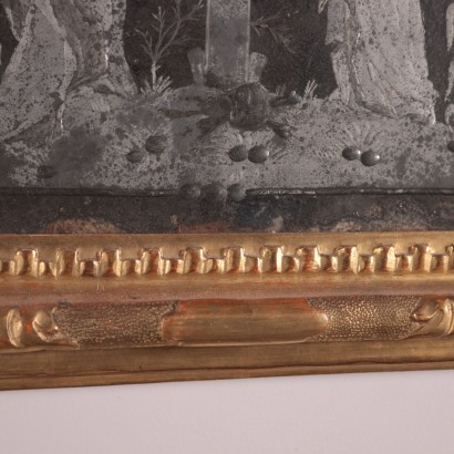 antiquariato, specchiera, antiquariato specchiera, specchiera antica, specchiera antica italiana, specchiera di antiquariato, specchiera neoclassica, specchiera del 800 - antiquariato, cornice, antiquariato cornice, cornice antica, cornice antica italiana, cornice di antiquariato, cornice neoclassico, cornice del 800,Specchio Veneto Inciso