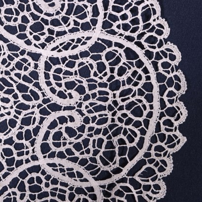 Cantù Lace Oval Droily Cotton Italy 20th Century