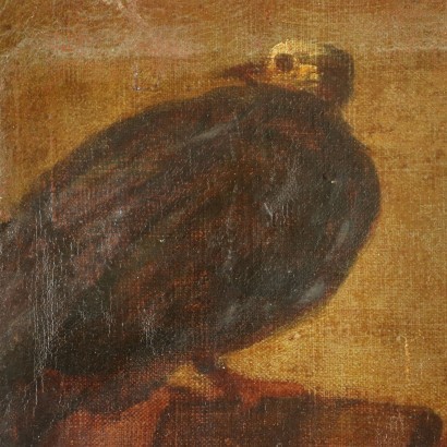 art, art italien, peinture italienne ancienne, Natura Viva avec des oiseaux dans le nid