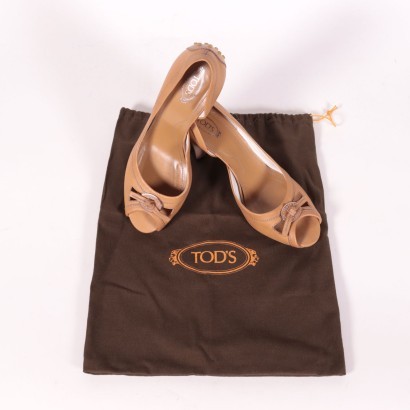 tod's, tod's shoes, de segunda mano, made in italy, Tod's Open Toe Décolleté