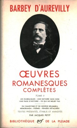 Oeuvres Romanesques Complètes (tome II)