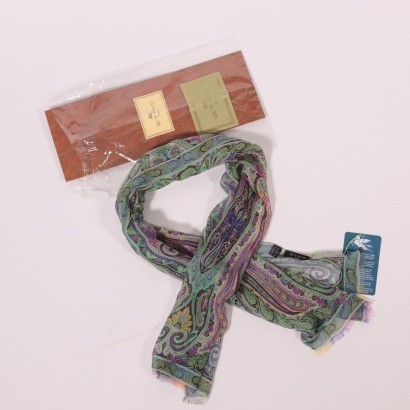 Etro, foulard etro, foulard pure soie, accessoires etro, occasion, foulard Etro Paisley Print