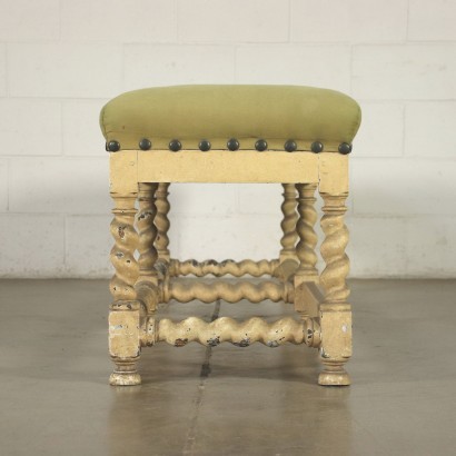 Banc Baroque Noyer - Italie XVIII Siècle