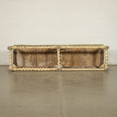 Baroque Bench Walnut Italy 18th Century