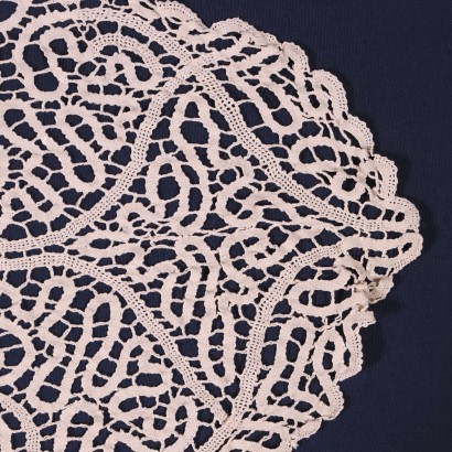 Oval Lacework Droily Cotton Italy 20th Century
