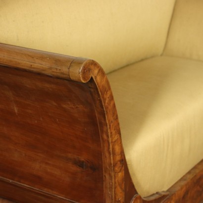 antiques, sofas, antique sofas, antique sofas, antique Italian sofas, antique sofa, neoclassical sofa, 19th century sofa, Luigi Filippo boat sofa
