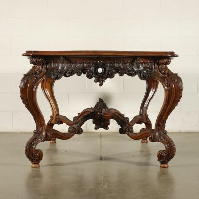 Barocchetto Revival Extendable Table Italy 20th Century