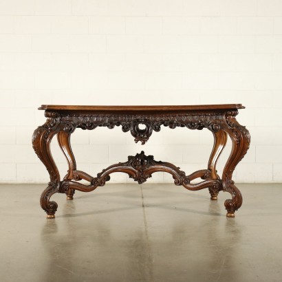 Barocchetto Revival Extendable Table Italy 20th Century