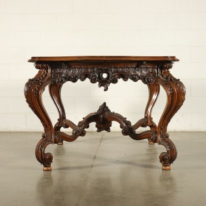 Table Style Baroque Bois - Italie XX Siècle