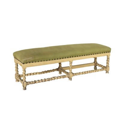 Banc Baroque Noyer - Italie XVIII Siècle