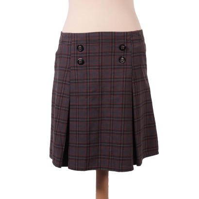 Max&Co., gonna tartan, tartan, gonna max&Co, made in italy, secondhand,Gonna Tartan Max&Co.