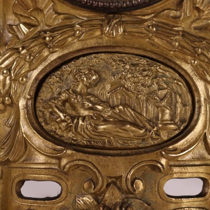 Stützuhr Vergoldeter Bronze - Frankreich XIX Jhd