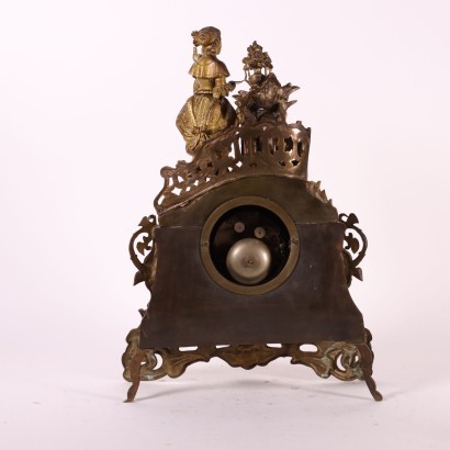 Gilded Bronze Table Clock France 19th Century