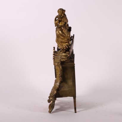 Stützuhr Vergoldeter Bronze - Frankreich XIX Jhd