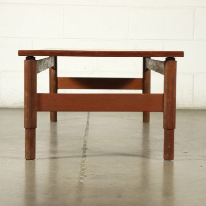 Table Saporiti Solid Wood Teak Veneer Besnate Italy 1960s