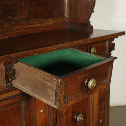 Emilian Baroque Cupboard Walnut Poplar Italy 18th Century