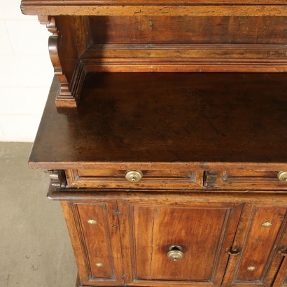 Emilian Baroque Cupboard Walnut Poplar Italy 18th Century