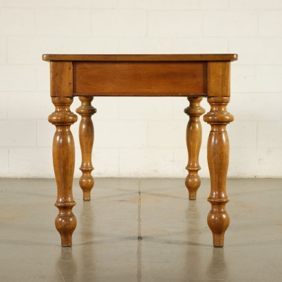 antigüedades, mesa, mesa antigüedades, mesa antigua, mesa italiana antigua, mesa antigua, mesa neoclásica, mesa del siglo XIX, mesa de nogal