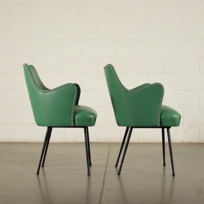 modernariato, modernariato di design, sedia, sedia modernariato, sedia di modernariato, sedia italiana, sedia vintage, sedia anni '60, sedia design anni 60,Coppia di Sedie Anni 50-60