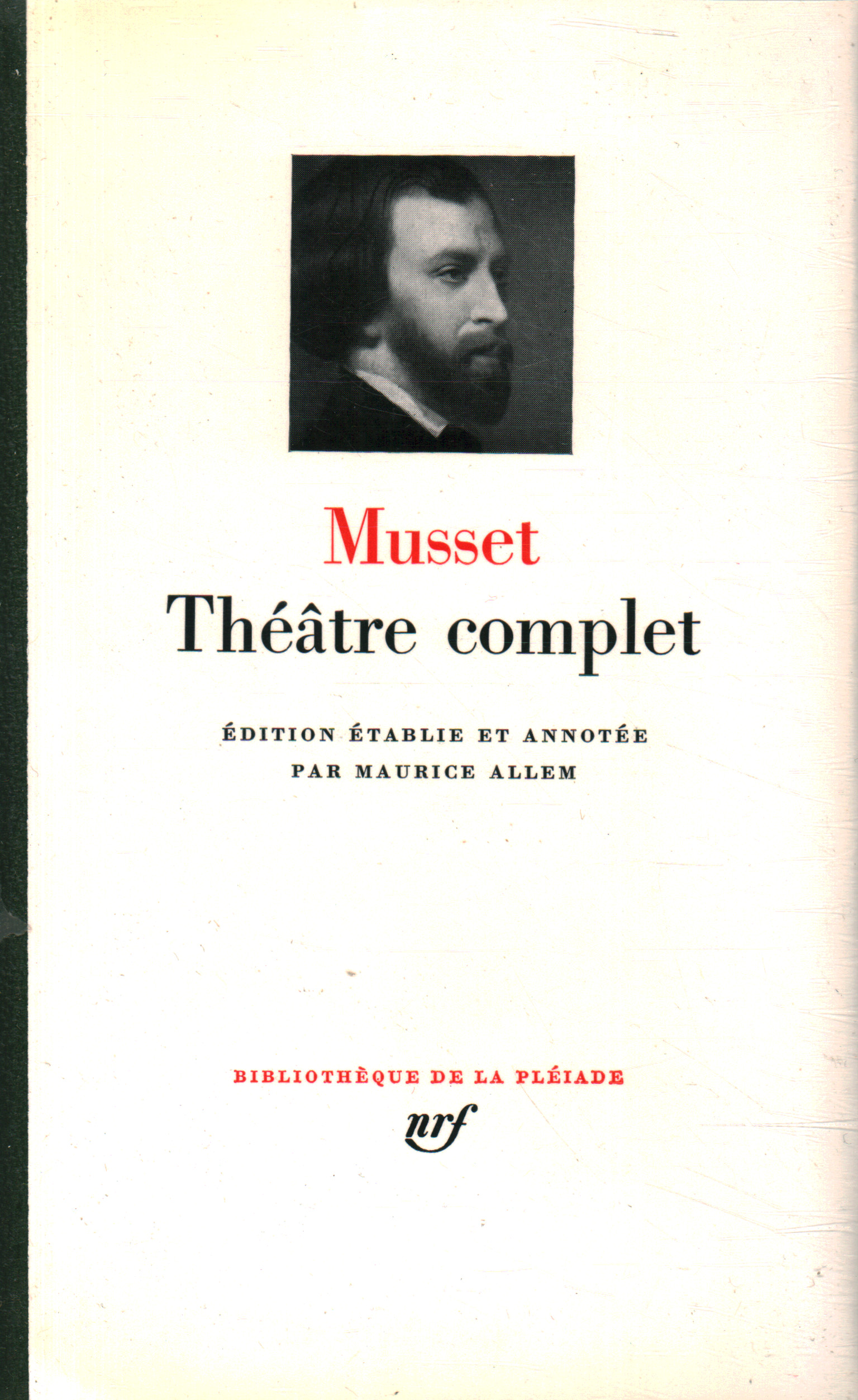 Théâtre complet, Alfred De Musset