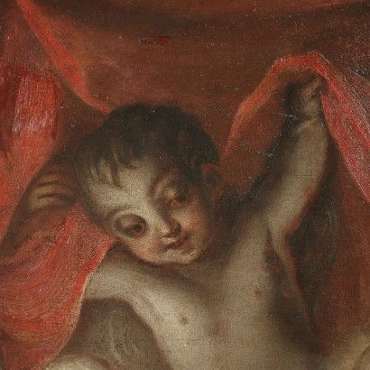 arte, arte italiano, pintura italiana antigua, Niño Jesús dormido con ángeles