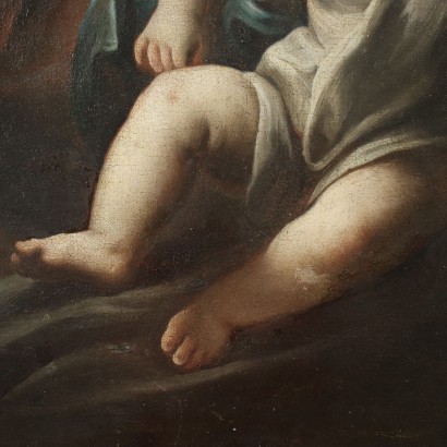 arte, arte italiana, pittura antica italiana,Gesù Bambino Addormentato con Angeli