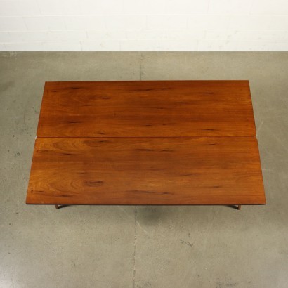 Table Walnut Veneer Beech Argentina 1950s