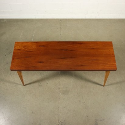 Table Walnut Veneer Beech Argentina 1950s