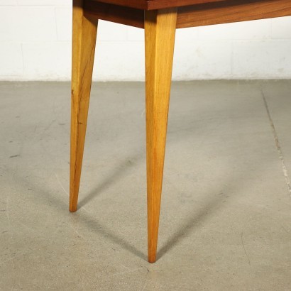 Table Walnut Veneer Beech Argentina 1950s