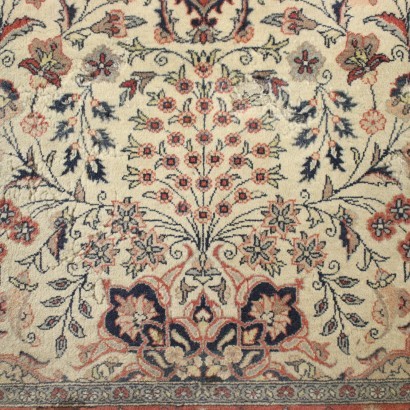 Kashmir Carpet Cotton Wool India 1980s